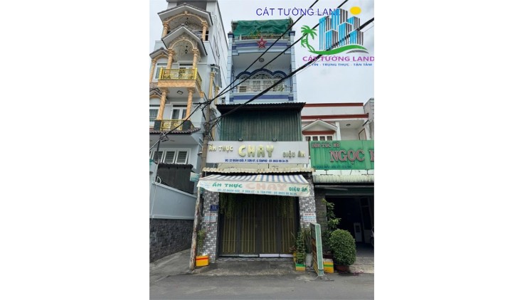 Mặt Tiền Đoàn Giỏi, Đối diện AEON Tân Phú. Nhà 4x20m, 4 Tầng, chỉ 9.9 tỷ