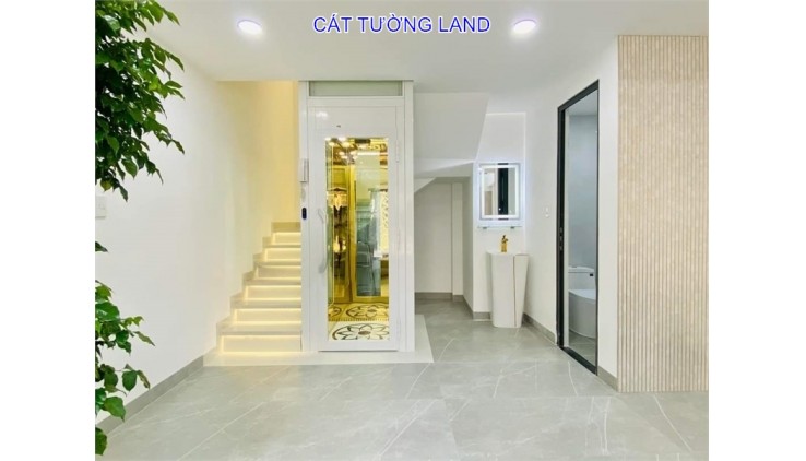 Nhà Mới 5 Tầng, Thang Máy (5x10m). Đối diện Emart 2 Phan Huy Ích, Giá 7.19 tỷ