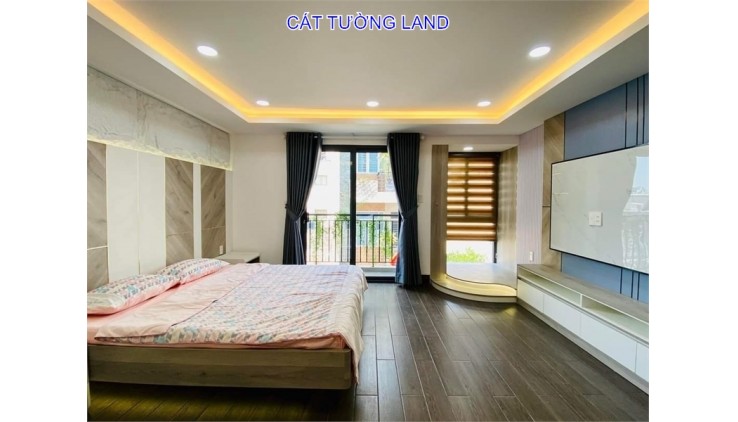 Nhà Mới 5 Tầng, Thang Máy (5x10m). Đối diện Emart 2 Phan Huy Ích, Giá 7.19 tỷ