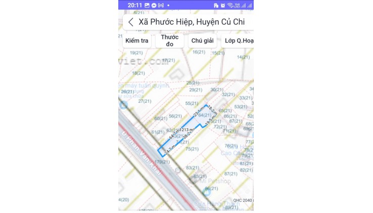 1212m2 Mặt Tiền Phan Văn Khải ( Quốc Lộ 22 ) Củ Chi Hồ Chí MInh có 12 tỷ x