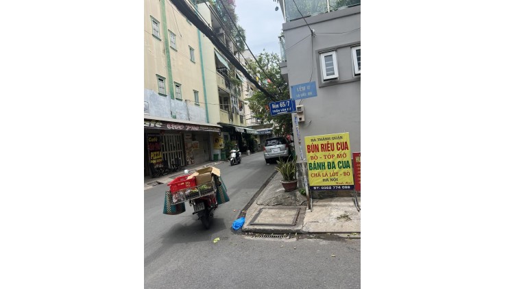 **Bán nhà số 65/9 Trần Văn Dư** phường 13, Tân Bình; (6*13) 4 tầng - 10 tỷ