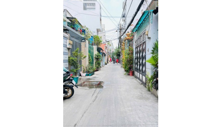 Nhà  Mới  ở Ngay HXH Cách Mạng Tháng 8 ,  5tang 4mx10m, Sổ Vuông Hoàn Công Đủ BTCT,  Nhỉnh 6 Tỷ