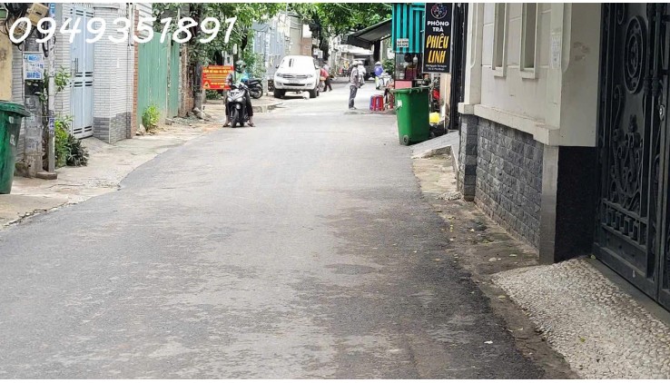 NHÀ MẶT TIỀN 66M2 NGANG 4M 2TẦNG 4PN SHR HOÀN CÔNG ĐỦ GIÁ 12,5TỶ LH 0949351891 MR TOAN