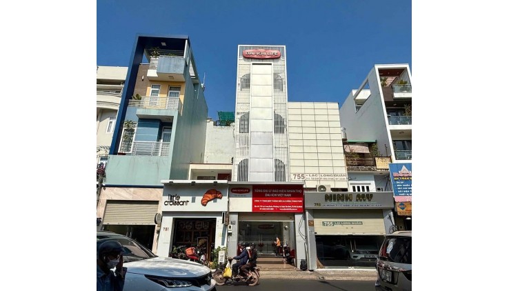 Cho thuê nhà Mặt Tiền  Lạc Long Quân, P.10, Q.Tân Bình. Giá 55 Triệu