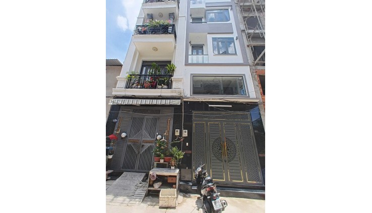 SIÊU PHẨM Giá mềm nhất quận Bình Tân: 6,6 tỷ - Gò Xoài - P.Bình Hưng Hòa A - Q.Bình Tân - 48m²( 4m x 12) 5 Tầng - Đường Xe Hơi 6m Thông  -  Lửng - 3