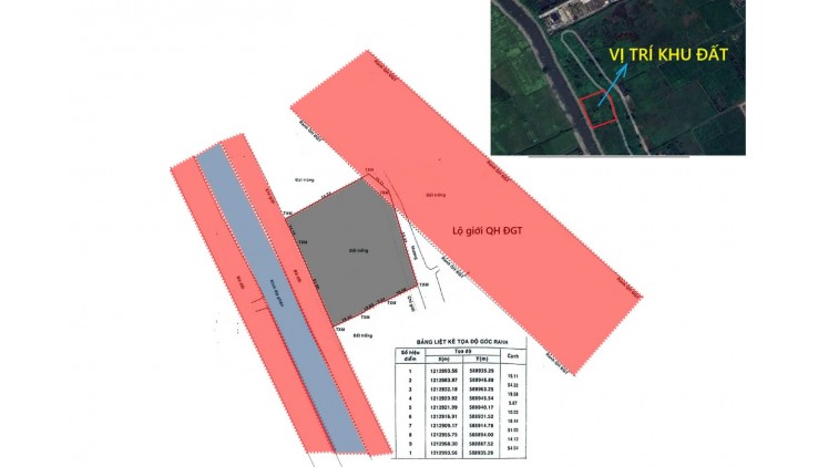 CHÍNH CHỦ CẦN BÁN LÔ ĐẤT 3763m2 chỉ 9,8 tỷ xã Tân Thạnh Đông , Củ Chi , HCM