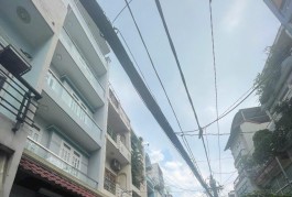***QUẬN 10-Bán Nhà Hẻm Xe Tải-DTSD 59.3m-5Tầng 6PN Gần Mặt Tiền Điện Bên Phủ