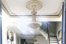 Cho thuê nhà 1 trệt 2 lầu 1 tum đường ô tô Hiệp Bình Chánh, 17tr/th