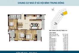 Bán căn hộ 3PN, 3WC tại Blue Sky Tower, 3,7 tỷ, 115m2, Quận 2, HCM giá ưu đãi