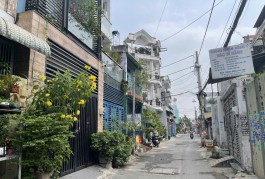 Sót lại lô đất Đ Số 4 Lê Văn Quới ngay ngã tư 4 xã 48m2 khu vự xây 4 Tầng hẻm 6m - 4 tỷ