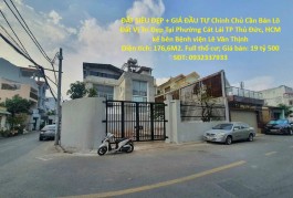 ĐẤT SIÊU ĐẸP + GIÁ ĐẦU TƯ Chính Chủ Cần Bán Lô Đất Vị Trí Đẹp Tại Phường Cát Lái TP Thủ Đức, HCM kế bên Bệnh viện Lê Văn Thịnh