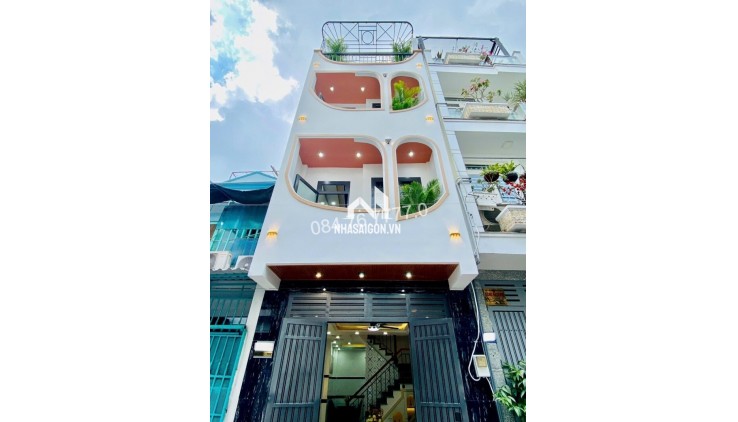 BÁN NHÀ HXH 4 TẦNG, 4PN, 4WC - QUANG TRUNG, GÒ VẤP - 5.7 TỶ - 33M2 - NHÀ MỚI ĐẸP - LIỀN KỀ TIỆN ÍCH