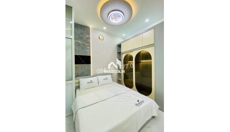 BÁN NHÀ HXH 4 TẦNG, 4PN, 4WC - QUANG TRUNG, GÒ VẤP - 5.7 TỶ - 33M2 - NHÀ MỚI ĐẸP - LIỀN KỀ TIỆN ÍCH