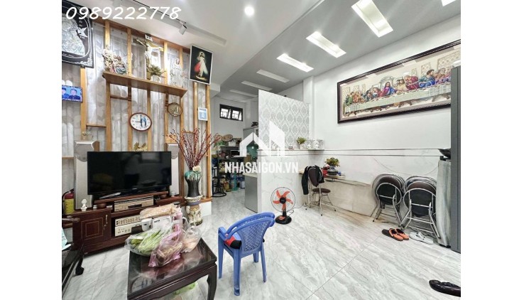 NHIÊU TỨ, P7,- TRỆT, 3 LẦU + ST TRƯỚC - 37M2 (5x7) NỞ HẬU - RẤT GẦN MẶT TIỀN