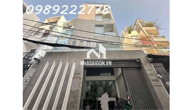 CHDV KHU PHAN XÍCH LONG -P7 - 7 TẦNG, CÓ HẦM, THANG MÁY - 12 PHÒNG + 1 MBKD - 128M2 (5.6x23) - HXH - DT 85Tr/th.