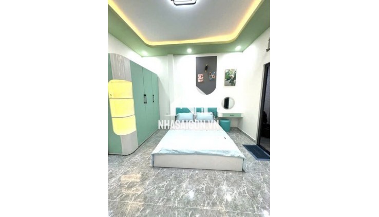 NHÀ 4x14 – ĐÚC 2 TẦNG – HẺM Ô TÔ – FULL NỘI THẤT – P.TÂY THẠNH, Q.TÂN PHÚ