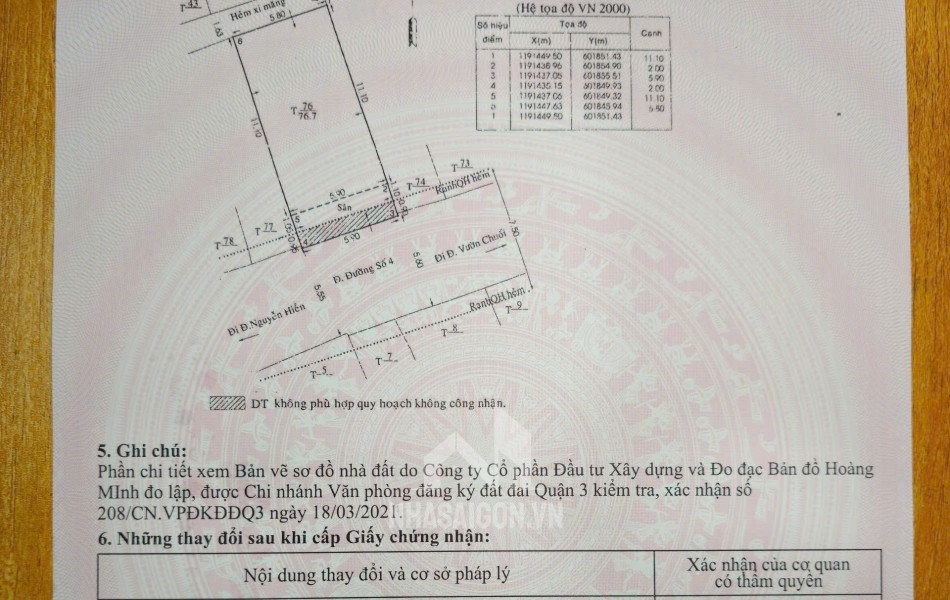 Cần bán nhà mặt tiền đường Số 4, Cư xá Đô Thành, P.4, Q.3. Diện tích 5.9m x 13.5m, giá 25 tỷ.