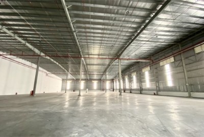 nhà xưởng xây dựng theo thiết kế. hoặc xây dựng sẵn 1 lầu. thu hút nhiều ngành nghề