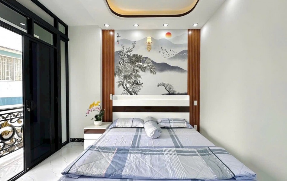 BÁN NHÀ MỚI ĐẸP PHƯỜNG 6, BÌNH THẠNH – FULL NỘI THẤT – 2 MẶT HẺM