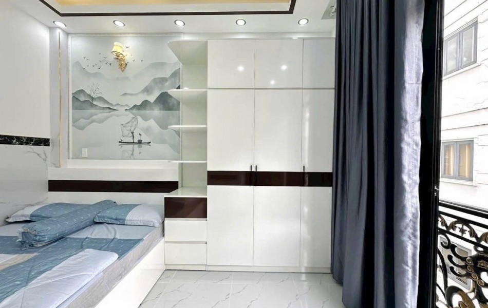 BÁN NHÀ MỚI ĐẸP PHƯỜNG 6, BÌNH THẠNH – FULL NỘI THẤT – 2 MẶT HẺM