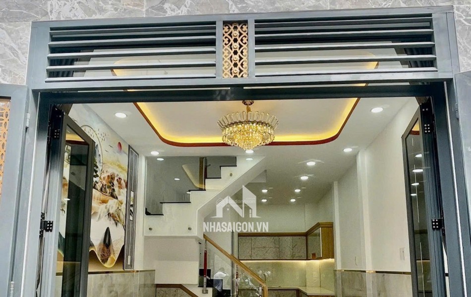 Nhà mới xây gần trường Tân Tạo, chợ Bà Hom, Bình Tân