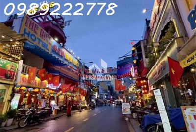 PHẠM NGŨ LÃO- PHỐ ĐI BỘ BÙI VIỆN - HẺM ÔTÔ KIA - 30M RA MẶT TIỀN - 58M²(4x15) - 3TẦNG + 4PN 3WC - MT 81