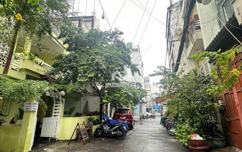 CHO THUÊ NGUYÊN CĂN MỚI TINH - HẺM OTO  KHU VIP HẺM 386/ LÊ VĂN SỸ QUẬN 3 - VỪA Ở + KD ĐA NGÀNH NGHỀ - DTSD 84M - 2 TẦNG - 2 MÁY LẠNH - 3PN - GIÁ