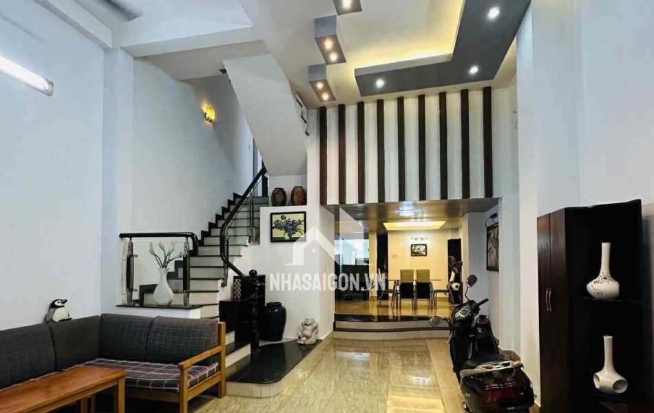 BÁN NHÀ LÊ VĂN SỸ- P13- ÔTÔ LÝ THUYẾT GIÁP QUẬN 3- HƠN 80M2- NGANG KHỦNG 5.5M -  MỚI ĐẸP 4 TẦNG 5 PHÒNG- MT 173