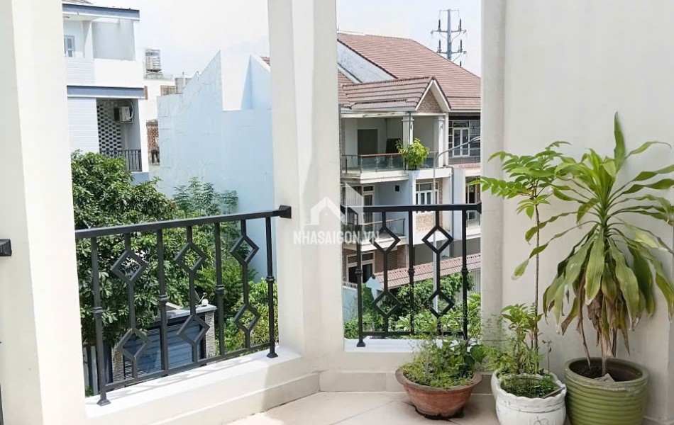 Cho thuê nhà mặt phố tại khu nhà phố Hưng Phước, 111m2, 4 lầu, 6pn, 6wc, ở, Vp, Kdoanh