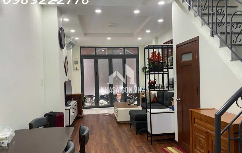 BÁN NHÀ TÂN PHƯỚC- P10 - DT 35M2- 3 TẦNG 4PN- ĐẸP DỌN VÀO Ở NGAY. MT 69