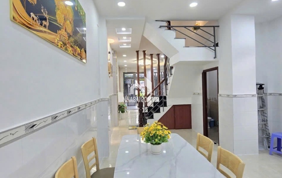 MÃ LÒ - BÌNH TÂN – NHÀ 3 TẦNG MỚI ĐẸP – HẺM 6M XE HƠI – 65M² NỞ HẬU – 4.95 TỶ TL