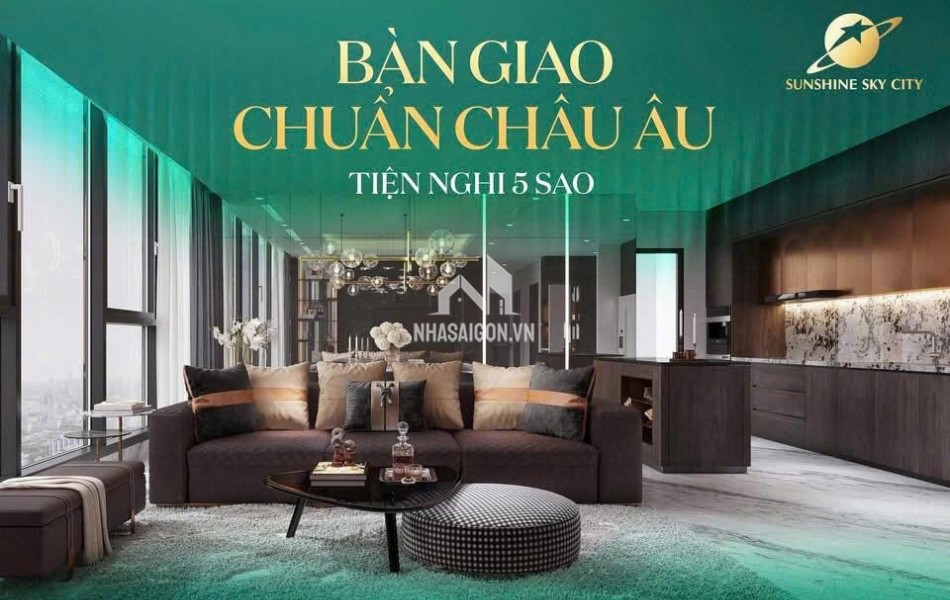Nhận giữ chỗ tòa V8, V9 sunshine sky city chiết khấu 1%, giá từ 98 triệu/m2 chưa VAT lịch thanh toán giãn