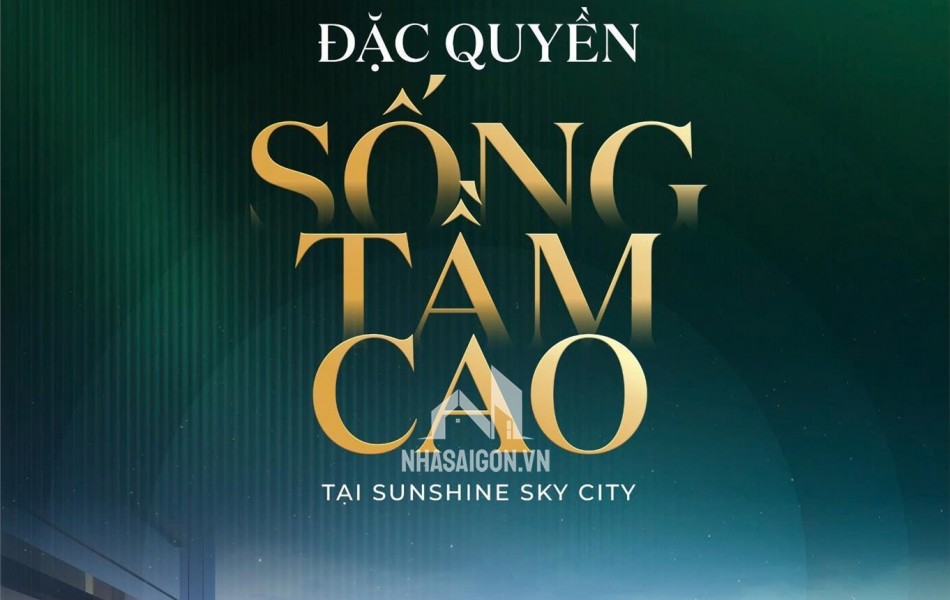 Chiết khấu 1% khi booking sớm V8 tại Sunshine Sky City với giá từ 98 triệu/m2 chưa VAT, KPBT
