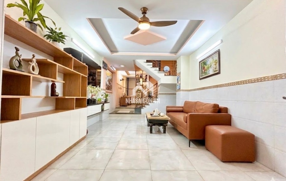 Ngay tuyến METRO SỐ 2 - Ngã tư Bảy Hiền - 60m2 x 5 tấm - hẻm trải nhựa khu dân cư VIP - 9 tỷ