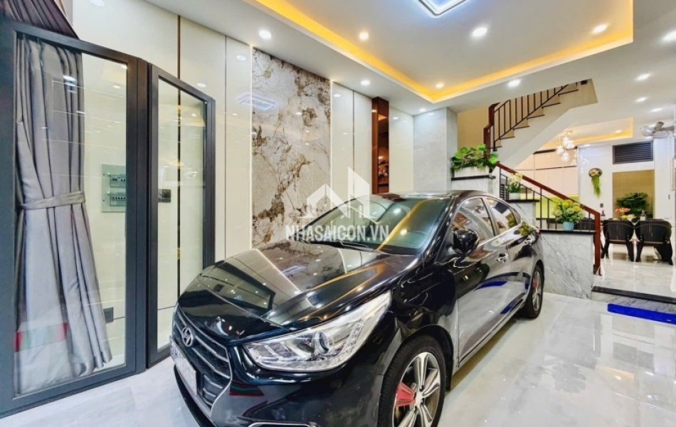 SIÊU PHẨM NHÀ PHỐ 4 LẦU ĐƯỜNG ÔTÔ THÔNG. SÁT BÊN SIÊU THỊ Emart PHƯỜNG 14 Gò Vấp