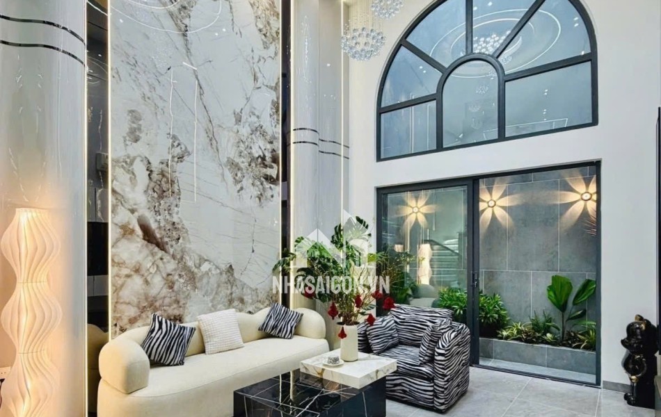 SIÊU PHẨM NHÀ PHỐ QUANG TRUNG GÒ VẤP LUXURY XE HƠI NGỦ TRONG NHÀ