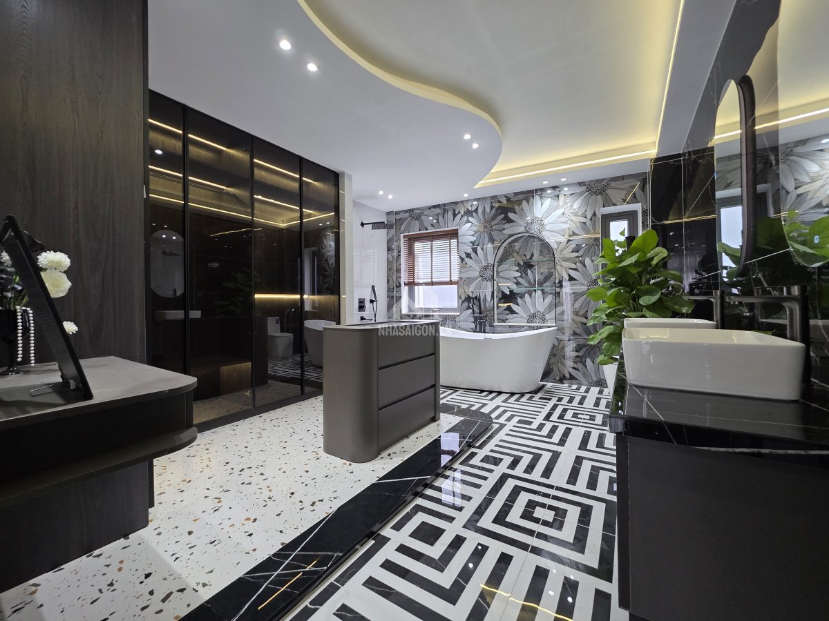 SIÊU PHẨM NHÀ PHỐ QUANG TRUNG GÒ VẤP LUXURY XE HƠI NGỦ TRONG NHÀ
