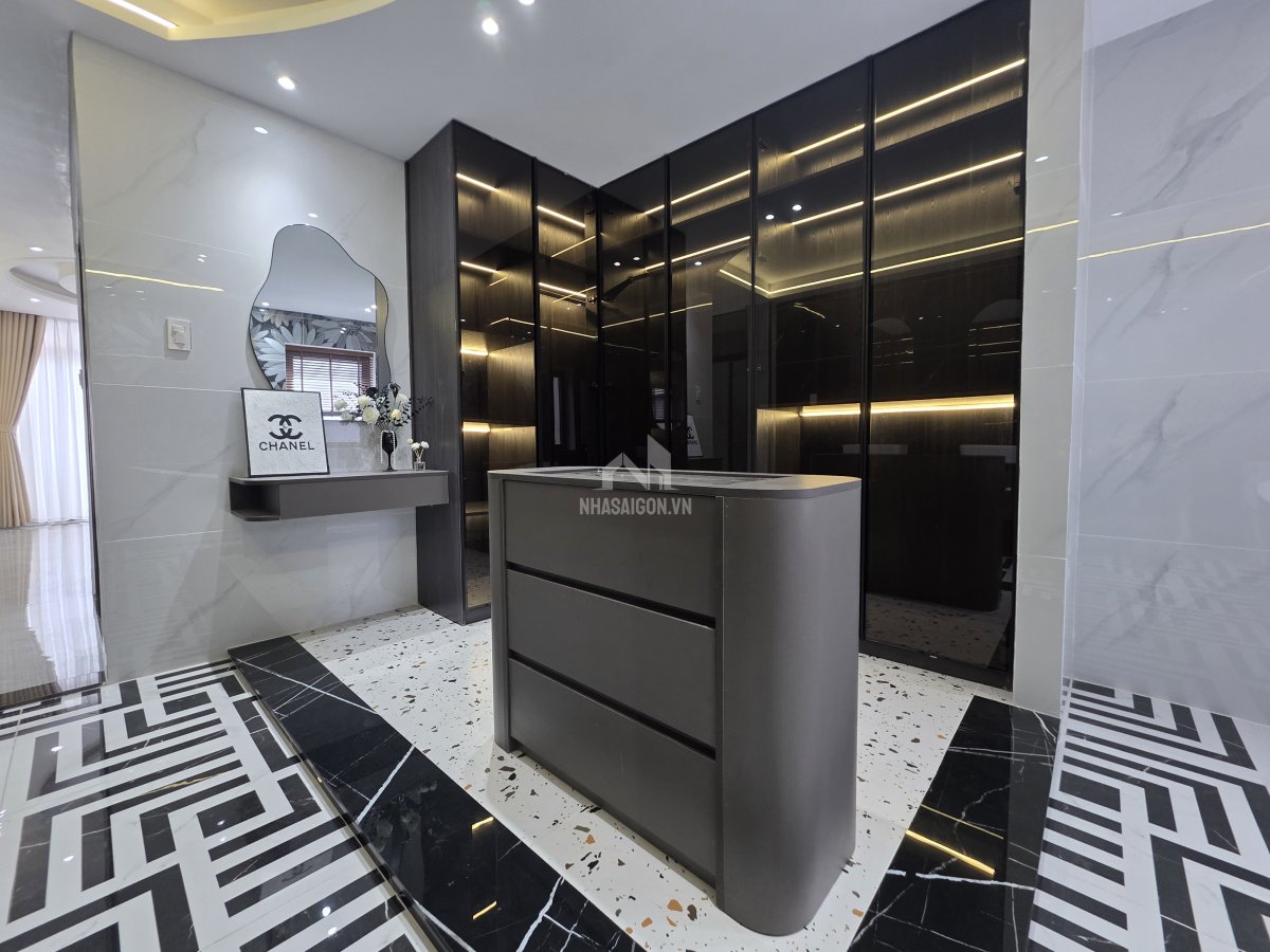 SIÊU PHẨM NHÀ PHỐ QUANG TRUNG GÒ VẤP LUXURY XE HƠI NGỦ TRONG NHÀ
