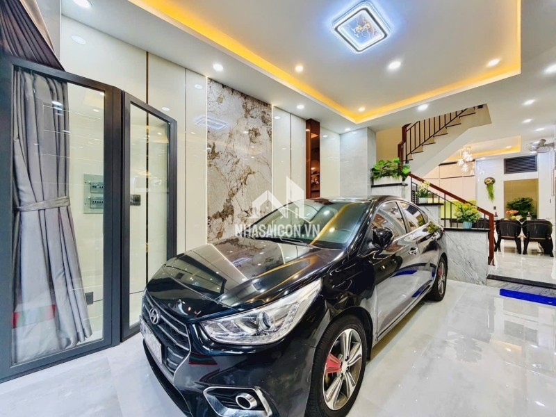 SIÊU PHẨM NHÀ PHỐ 4 LẦU ĐƯỜNG ÔTÔ THÔNG. SÁT BÊN SIÊU THỊ Emart PHƯỜNG 14 Gò Vấp