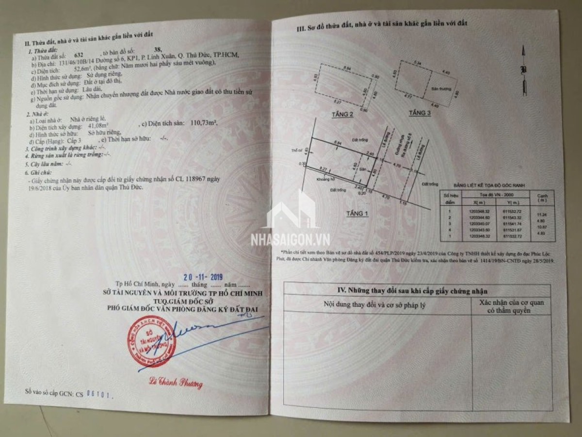 Bán nhà khu dân trí cao an ninh tốt đường số 6 linh xuân thủ đức tphcm LH0909428959.